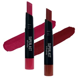 ME-ON Set of 2 Superlast Matte Lipstick - Shade 08 & 10-58