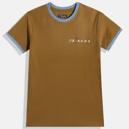 Eteenz Boys Friends Printed Cotton T-shirt-picture-32
