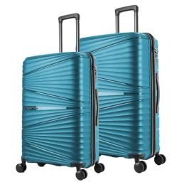 Nasher Miles Mumbai Hard-Sided Polypropylene Luggage Set of 2 Dark Green Trolley Bags (65 & 75 cm)-48