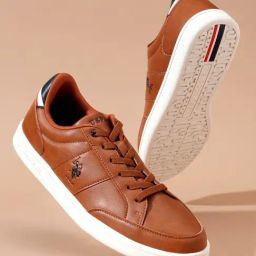 U.S. Polo Assn. Men's ULRIN Tan Casual Sneakers-image-102