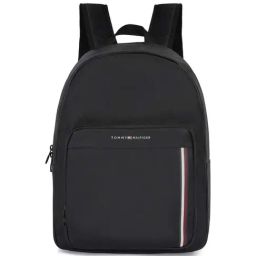 Tommy Hilfiger Wigan Black PU Textured Laptop Backpack - 1.44 Ltrs-image-41