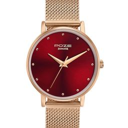 Sonata Poze Women Brass Embellished Dial & Straps Analogue Watch SP80017WM02-image-65