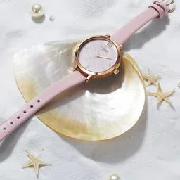 Sonata Poze Women Brass Dial & Leather Straps Analogue Watch SP80021WL01W-image-40