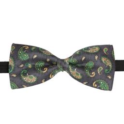 Tossido Grey Printed Bow Tie-image-40
