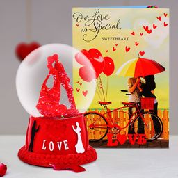 Archies Multicoloured Couple Figurine with Greeting Card-image-72