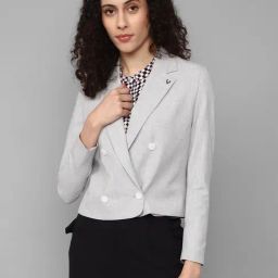 Allen Solly Grey Regular Fit Blazer-7