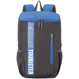 American Tourister Pix Grey & Blue Medium Backpack-image-40