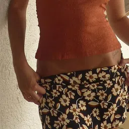 LULU & SKY Floral Printed A-Line Mini Skirt-picture-6