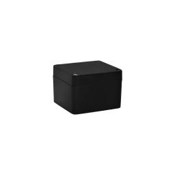 RS PRO Black Fibreglass Reinforced Polyester General Purpose Enclosure, IP66, IP67, IP68, Black Lid, 80 x 75 x 75 mm Model No 1901854-23