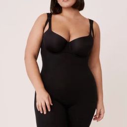 La Vie En Rose Black Cotton Body Shapewear-image-27