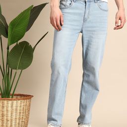 Mast & Harbour Men Straight Fit Light Fade Stretchable Jeans-image-35