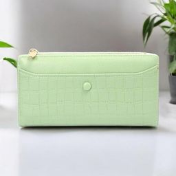 CRUSSET Women Textured PU Two Fold Wallet-image-54