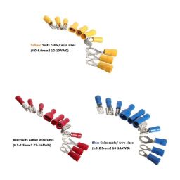 Wire Terminal Crimp Connectors, 480 Pcs 12-Size Assorted Mixed Assorted Lug Kit with Premium Case - RS1804Wire Terminal Crimp Connectors, 480 Pcs 12-Size Assorted Mixed Assorted Lug Kit with Premium Case - RS1804 image 3