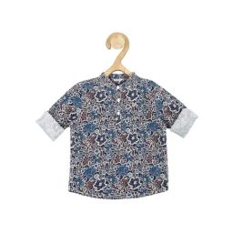 Allen Solly Junior Multicolor Floral Print Short Kurta-image-88