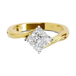 Sparkles Lab Grown Diamond 14k (585) Yellow Gold Ring for Women-picture-46