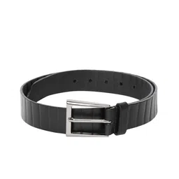 Allen Solly Men Black Textured Leather Belt-picture-20