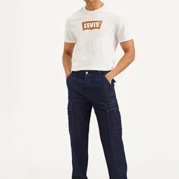 Levis Men Classic Regular Fit Mid-Rise Light Fade Stretchable Jeans-image-9
