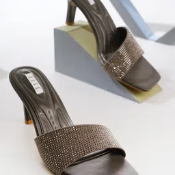 ELLE Embellished Platform Heels-20