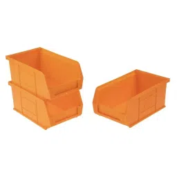 RS PRO PP Storage Bin, 76mm x 101mm, Orange Model No 4696784-image-16