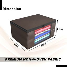 Aura Brown Set of 4 Regular Multi-Utility Organisers image 4