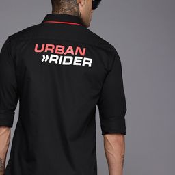Ducati Typography Printed Pure Cotton Casual Shirt-image-81