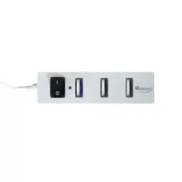 Quantum White Port USB Hub With Switch 6660 QHMPL-35