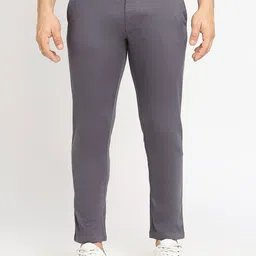 Basics Men Cotton Skinny Fit Low-Rise Regular Trousers-image-31
