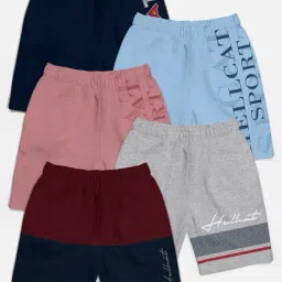 HELLCAT Kids Multicolor Printed  Shorts-image-63