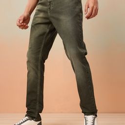 Mast & Harbour Men Straight Fit High-Rise Stretchable Jeans-image-68