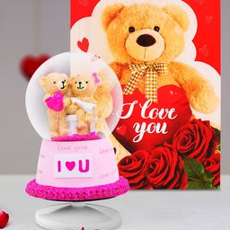 Archies Multicoloured Teddy Bear Figurine with Greeting Card-image-27