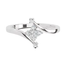 Sparkles Lab Grown Diamond 14k (585) White Gold Ring for Women-picture-45
