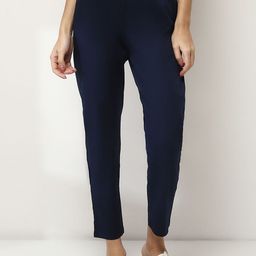 Rangriti Women Comfort Low-Rise Trousers-image-37