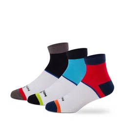 WROGN Men Pack of 3 Colourblocked Ankle-Length Socks-48