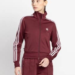 Adidas Originals Maroon Striped Jacket-picture-2