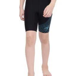 Speedo Kids Medley Black & Blue Printed Jammer-image-60