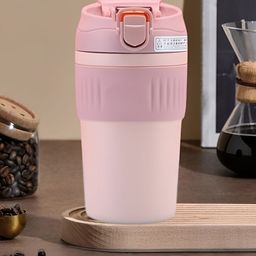 UniKart Pink Single Stainless Steel Solid Hot & Cold Tumbler 480ml-image-49