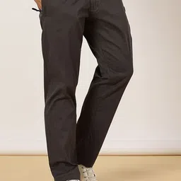 beevee Men Mid-Rise Pure Cotton Regular Trousers-image-70