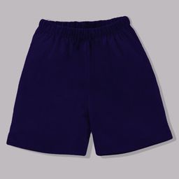 KAVEE 100% Cotton Solid Shorts - Blue-image-44