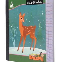 Classmate Chhota Bheem Notebook Four Lines Ruling 172 Pages (Color & Print May Vary)-0