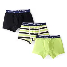 Pine Kids Cotton Lycra Knit Striped Briefs Pack of 3 - Multicolor-picture-26