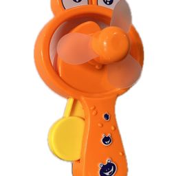 CT Toys Frog Shaped Hand Press Fan Toy - Orange-20