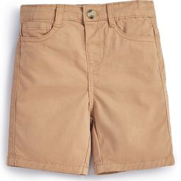 Etched Design Solid  Shorts - Beige-picture-20