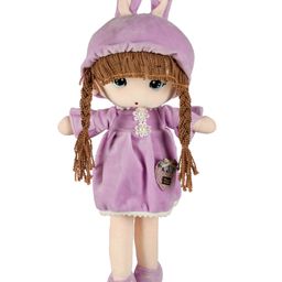 Natkhat Cute Bunny Dress Doll-Purple Height 45 cm-image-88