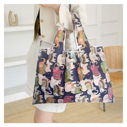 MOMISY Design bag/Travel Bag/Grocery BagLightweight and Convenient (Elephant)-image-69
