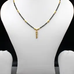 SONI DESIGNS Gold-Plated Brass Artificial Stones & Beads Mangalsutra-picture-15