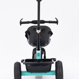 fab n funky Plug & Play Tricycle With Parental Push Handle - Blue image 4