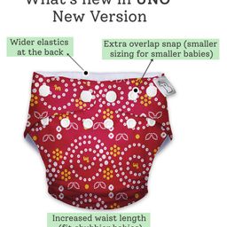 SuperBottoms Reusable and Washable Cloth Diapers for Babies Cloth Diaper Freesize Uno Bandhani Print - Multicolor image 5