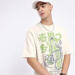 glitchez Urban Dope Printed Relaxed Fit T-shirt-image-41