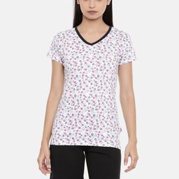 zebu Women White & Black Printed Night suit-image-62