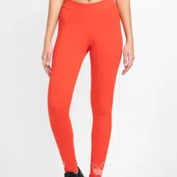Adidas Originals Orange Cotton Sports Tights-image-46
